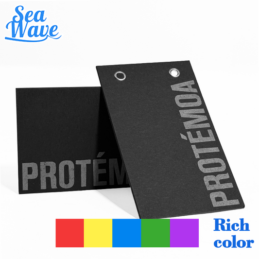 Black printed silver bimetallic buckle card 12.17