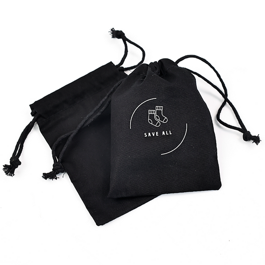 Small size black drawstring bag 3.23