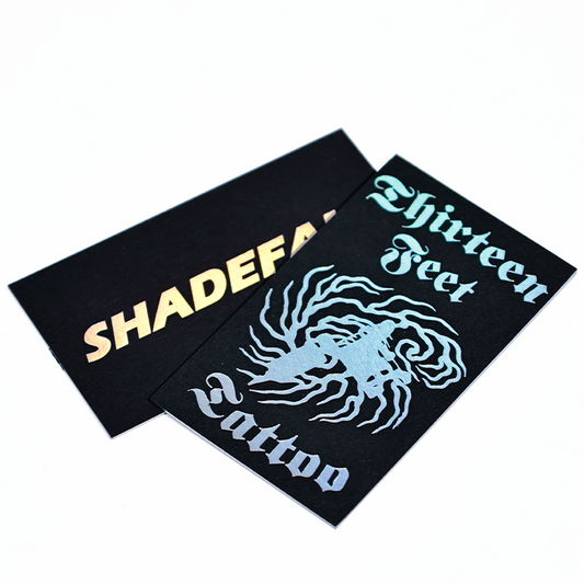Black card pattern, edge hot laser process 11.21