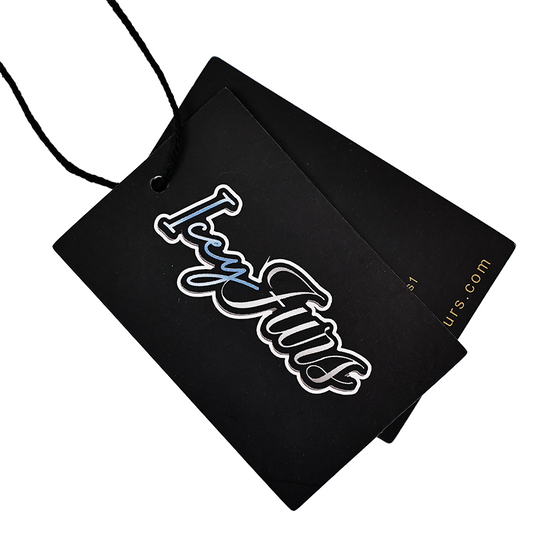 Black pattern color printing tag 2.27