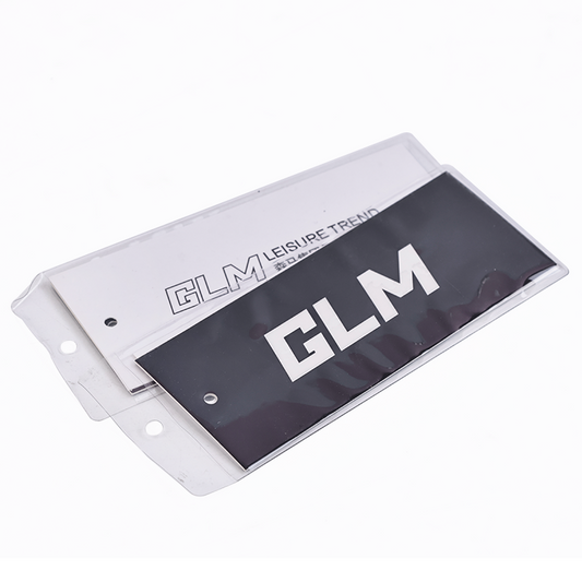 GLM multi-material packaging with a hang tag 8.22