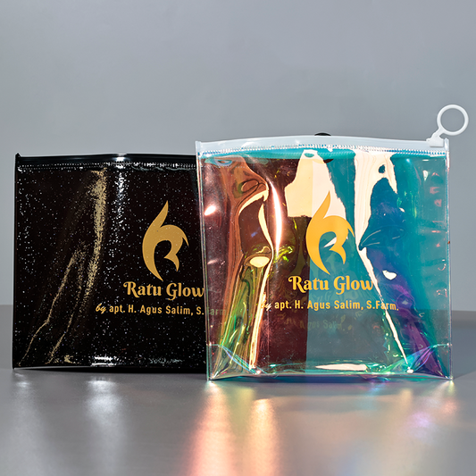 PVC zipper bag in various sizes and colors