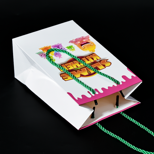Small size full-print glossy film tote bag
