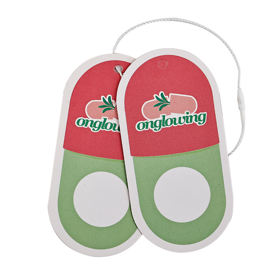 Rounded rectangular hangtag 2.19