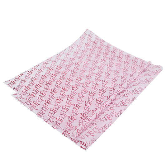 White wrapping paper pattern pink print