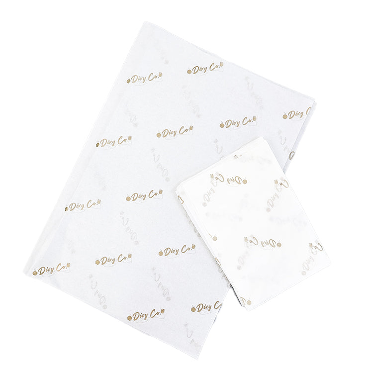 White Shirley Paper Print Yellow English Wrapping Paper
