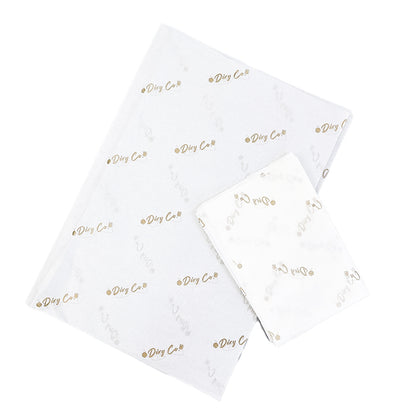 White Shirley Paper Print Yellow English Wrapping Paper