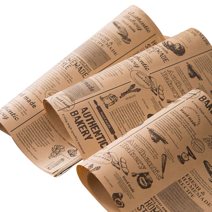 Oil-proof coated packaging paper