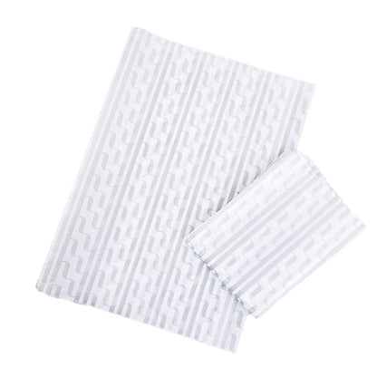 White Shirley Paper Printed Gray Pattern Wrapping Paper