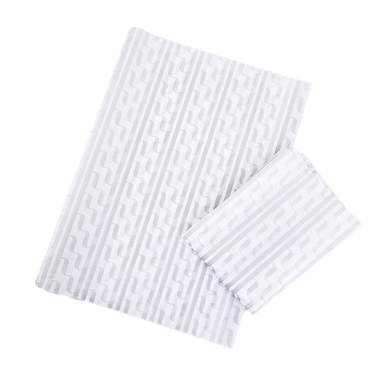 White Shirley Paper Printed Gray Pattern Wrapping Paper