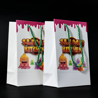 Small size full-print glossy film tote bag