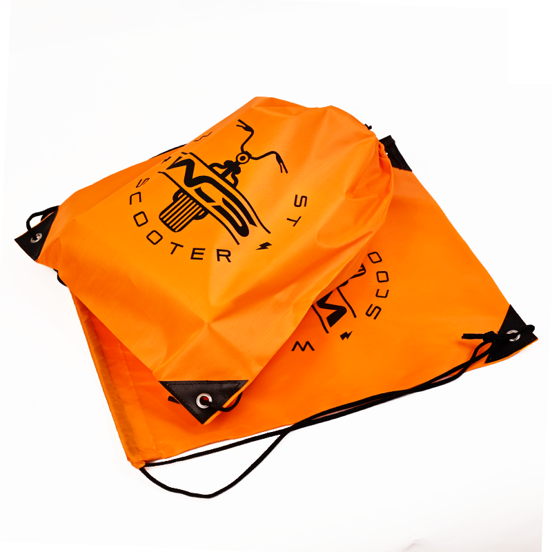 Orange Backpack Drawstring Pocket 7.13