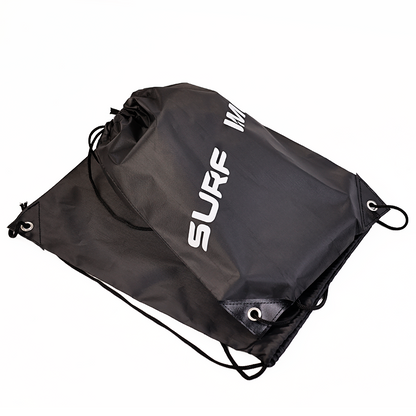 Black Backpack Drawstring Pocket 7.15