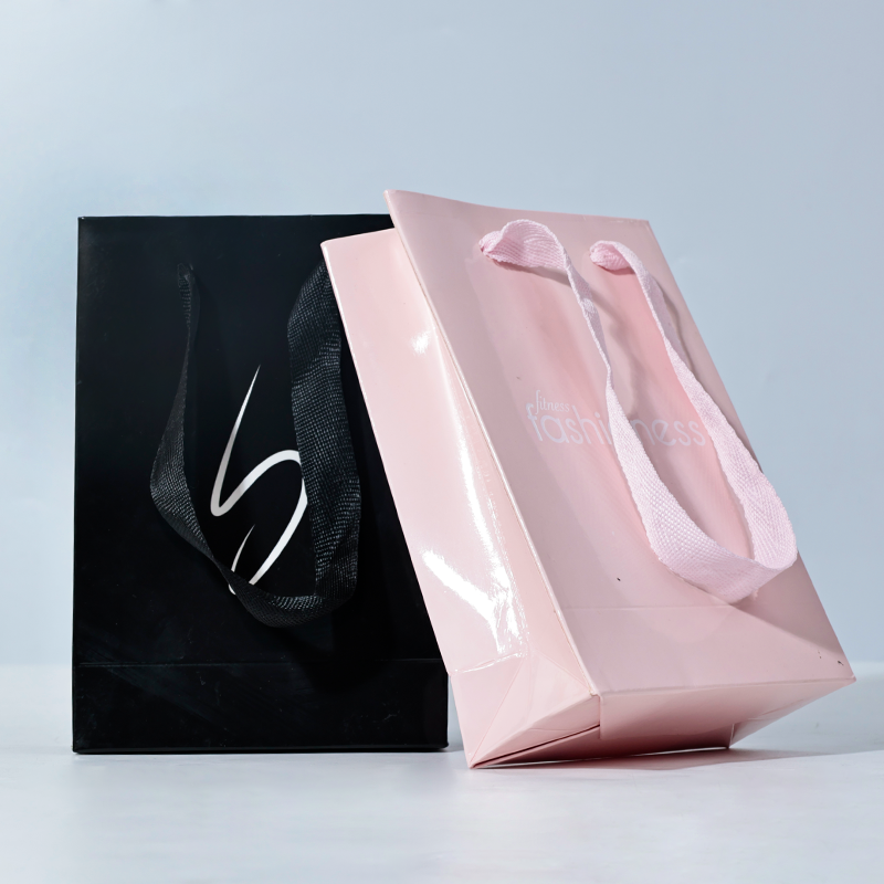 Multicolor full-page bright film small size paper bag