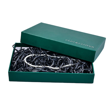 Black and green lid gift box