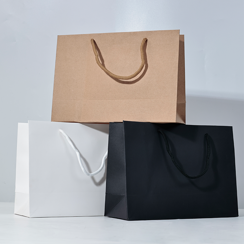 Multi-color paper bag