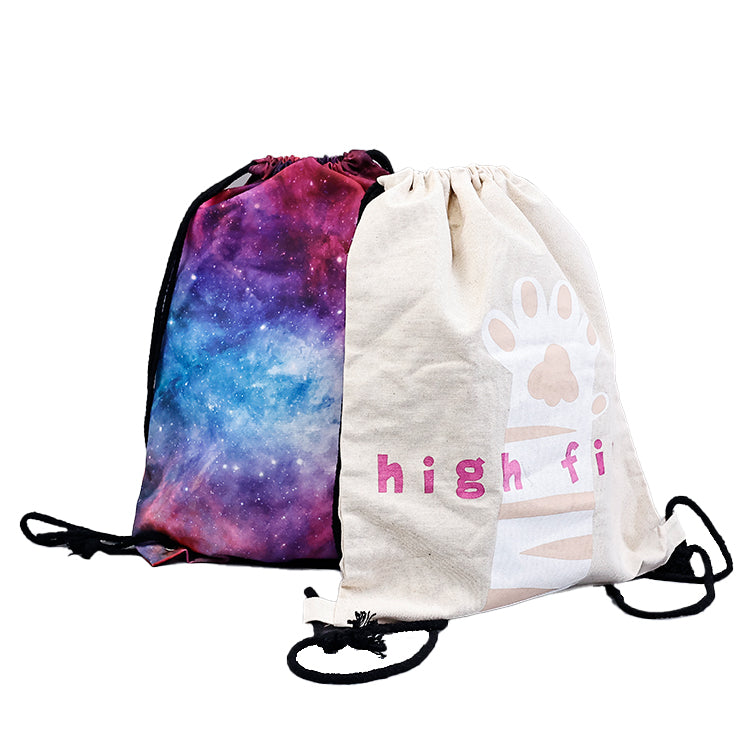 Zipperless Backpack Drawstring Bag 11.13