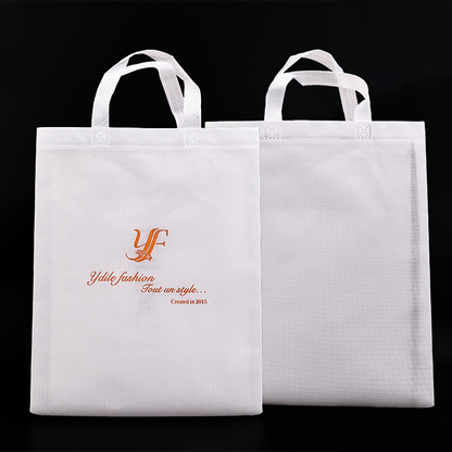 White long non-woven tote bag 4.30