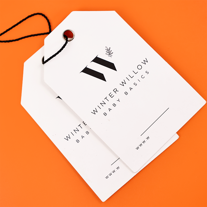 White special-shaped tag 2.29