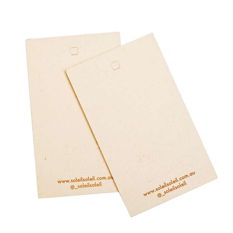 Off-white pattern embossed hangtag 1.29