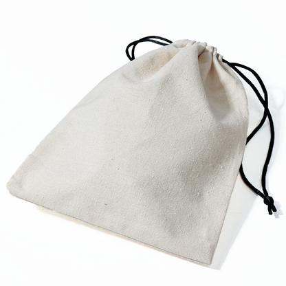 Off-white cotton drawstring bag 3.14