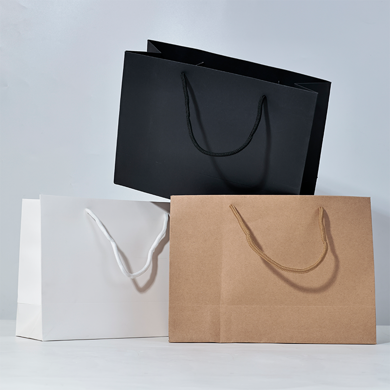 Multi-color paper bag