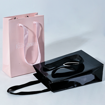 Multicolor full-page bright film small size paper bag