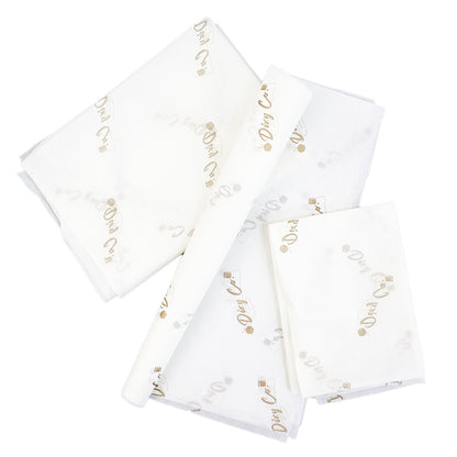 White Shirley Paper Print Yellow English Wrapping Paper