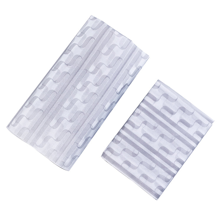 White Shirley Paper Printed Gray Pattern Wrapping Paper