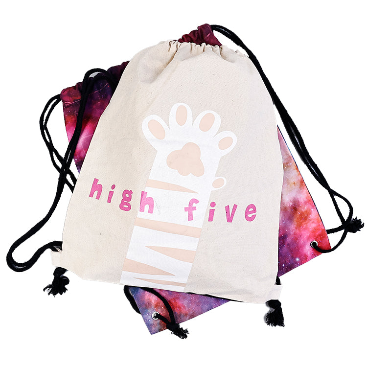 Zipperless Backpack Drawstring Bag 11.13