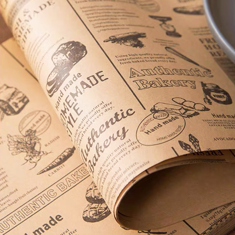 Oil-proof coated packaging paper