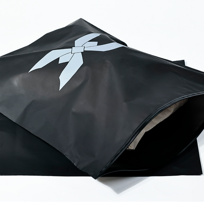 Black PE zipper bag