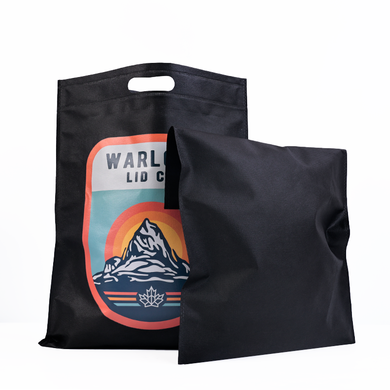 Black four-finger non-woven handbag 8.29