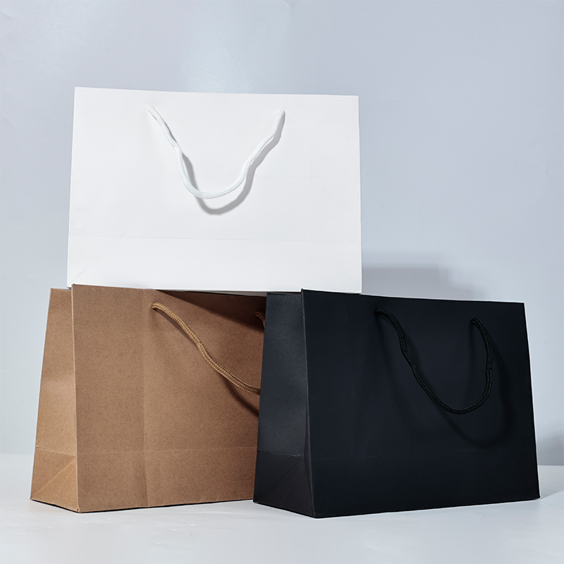 Multi-color paper bag