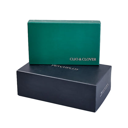 Black and green lid gift box