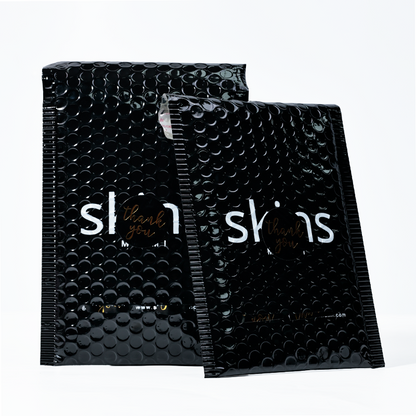 Black glossy film bubble bag 3.19