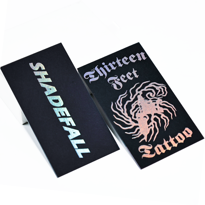 Black card pattern, edge hot laser process 11.21