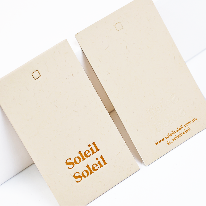Off-white pattern embossed hangtag 1.29