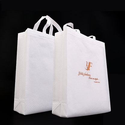 White long non-woven tote bag 4.30