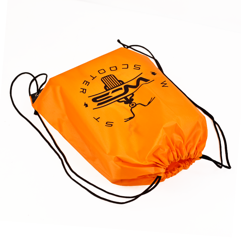 Orange Backpack Drawstring Pocket 7.13