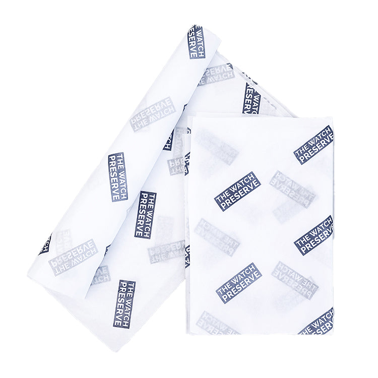 White Shirley Paper Printed Blue English Wrapping Paper