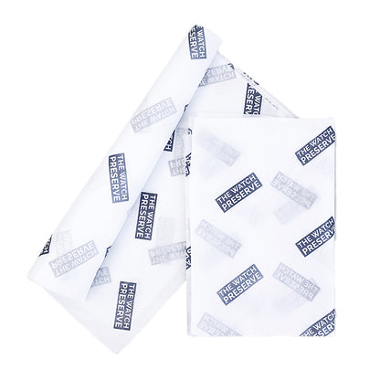 White Shirley Paper Printed Blue English Wrapping Paper