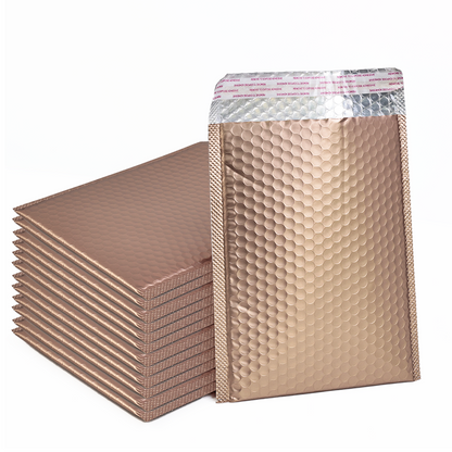 Milk tea gold self-adhesive aluminized film bubble courier bag 9.18