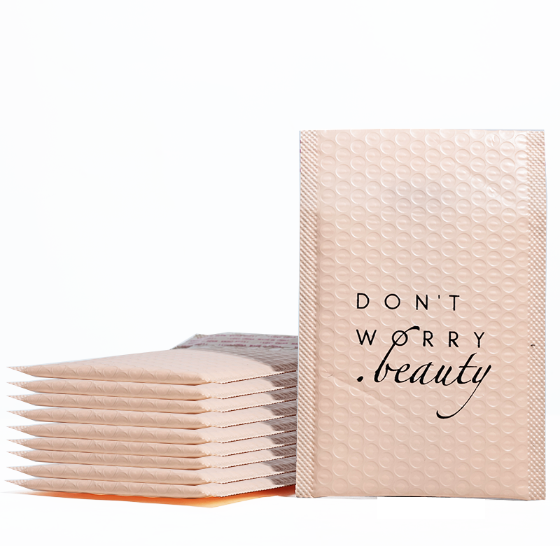 Pink co-extrusion film express bubble bag 1.13