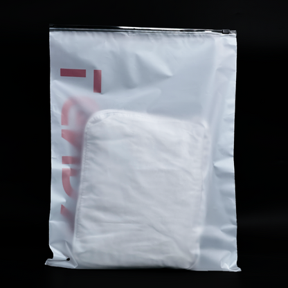 White transparent PE zipper bag