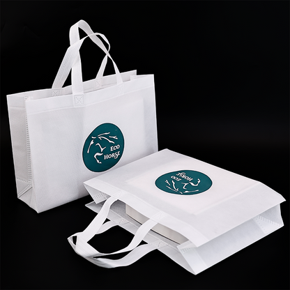 White non-woven tote bag 4.30