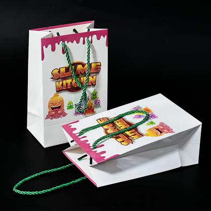 Small size full-print glossy film tote bag