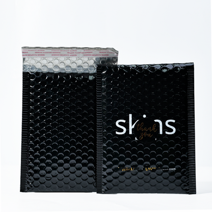 Black glossy film bubble bag 3.19