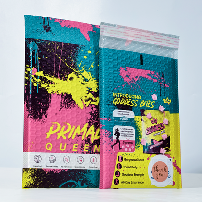 Pattern full color printing co-extrusion film express bubble bag 4.10