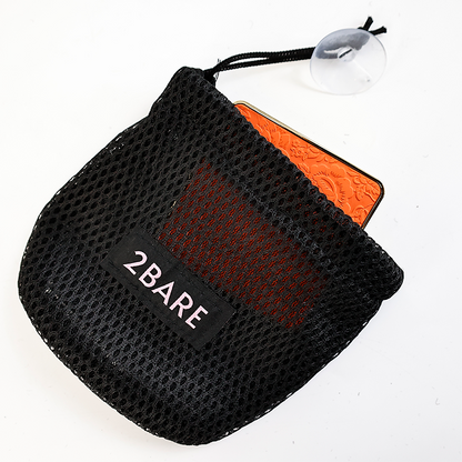 Mesh drawstring pocket 1.25